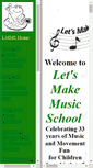 Mobile Screenshot of letsmakemusicschool.com